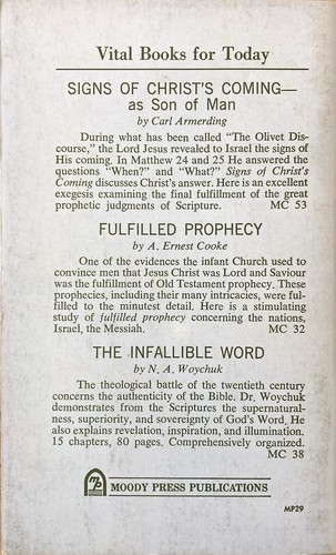 Signs of Christ’s Coming as Son of Man by Carl Armerding 1965 Hardcover - Picture 2 of 3