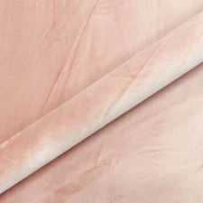 Blush Pink Girls Solid Velvet Fabric 54"
