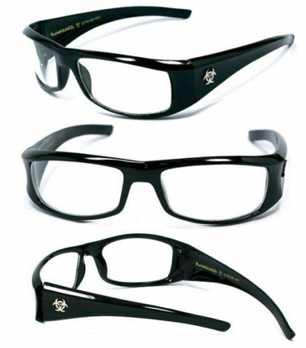 BioHazard Mens Designer Sunglasses Free Pouch - Clear BZ1 | eBay