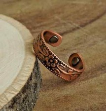Pure Copper Magnetic Ring - Arthritis Adjustable Ring Flower