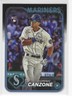 2024 Dominic Canzone Topps Series 1 RC Rookie Card Seattle Mariners #195