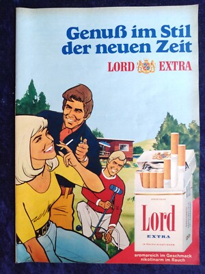 Lord Extra Cigarettes, Original Advertising from 1972 21