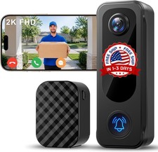 Timbre Con Camara Para La Puerta De La Casa Inalambrico Con Pantalla Telefono