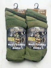 Mens Industrial Work Socks Thick Heavy Duty Winter Military Boot Socks 6 11 lot
