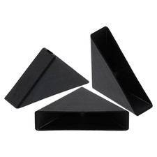 20Pcs Corner Protectors 11x50mm Plastic Right Angle Corner Guards Cushion Black