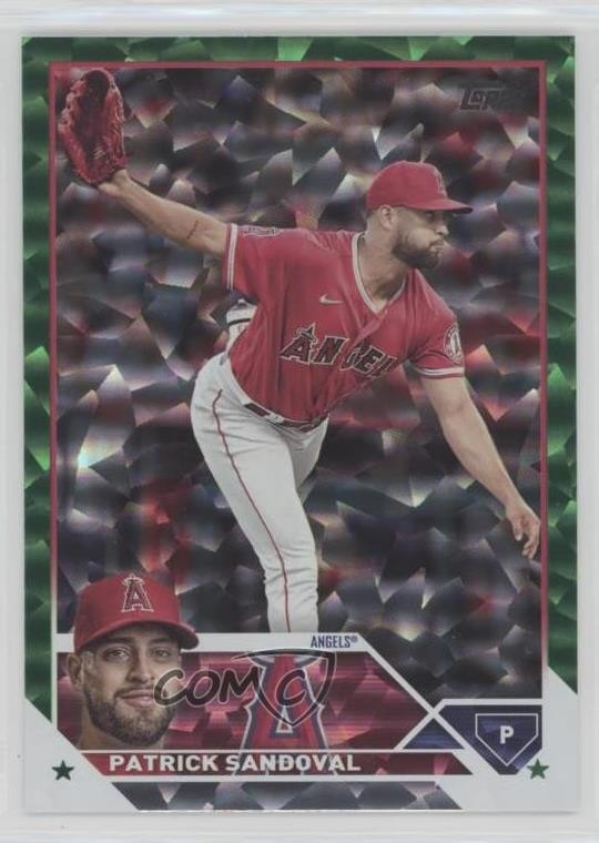2023 Topps Series 1 Green Foil 496/499 Patrick Sandoval #327 1u3