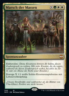 Magic/MTG Marsch der Massen NCC-346 Mythic Deutsch NM