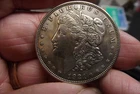 1921-D Morgan Silver Dollar AU Cleaned still Beautiful