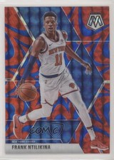 2019-20 Panini Mosaic Reactive Blue Prizm Frank Ntilikina #91 00m9