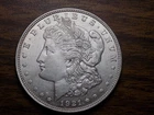 MORGAN SILVER DOLLAR 1921 D NICE FROSTY UNC 90% SILVER DOLLAR