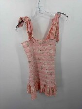 Pre-Owned Love Shack Fancy Pink Size XS Short Sleeveless Dress