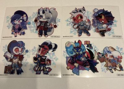 Helluva Boss Bonus Original Clear Card Complete Set 4 Pop up 2026 from Japan
