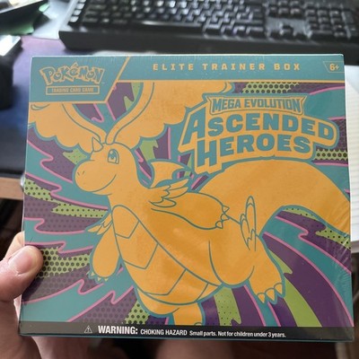 Pokémon TCG: Mega Evolution - Ascended Heroes Elite Trainer Box ETB Neu & Sealed