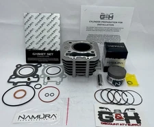 NEW Cylinder Engine Motor Top Rebuild Kit FOR 1988-2002 Kawasaki KLF 220 Bayou