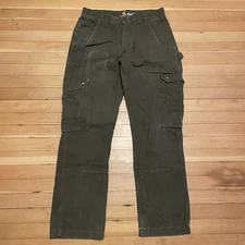 Carhartt cargo Pants Mens 32x32  ripstop Canvas Brown relaxed Fit B342