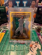 2025 Panini Select-Baseball-Nick Kurtz Phenomenon Gold 04/10 Rookie Card