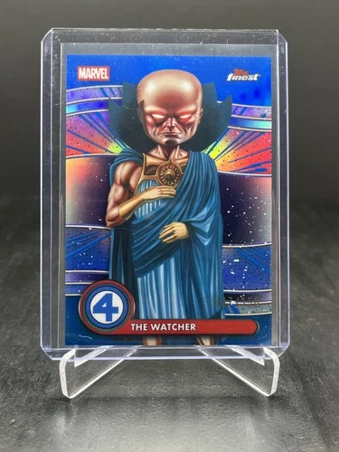 2026 Topps Finest Fantastic Four 65th Annv The Watcher Uncommon Blue 047/150 #85