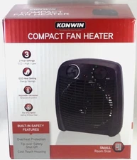 NEW Konwin Compact Fan Heater