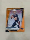 2024 Panini Prizm - Rookies Drake Maye #329 Orange Disco Prizm (RC) Patriots