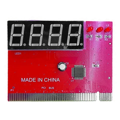 Computer PCI Test Karten Motherboard LED 4-Stelliger Diagnose Tester Debug 1838