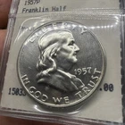 Hannes Tulving Flip~1957 Proof Franklin Silver Half Dollar
