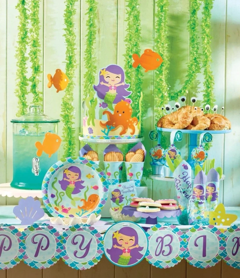 Mermaid Friends Dinner Plates 8ct - Image 3 of 3