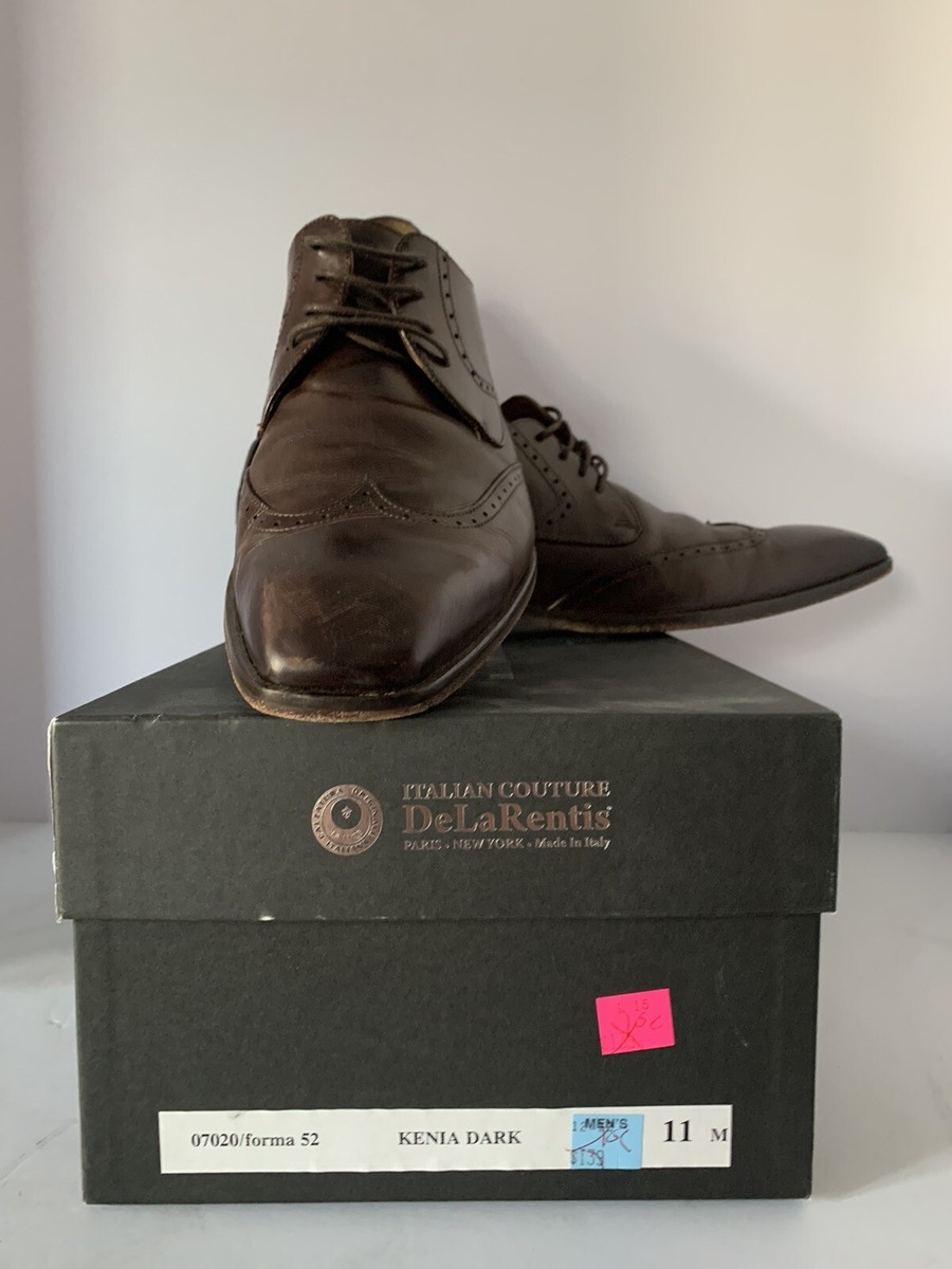 DeLaRentis Italian Leather Dress Shoes American Classic By DeLaRentis Black Slip On Loafers Driving  main image 3