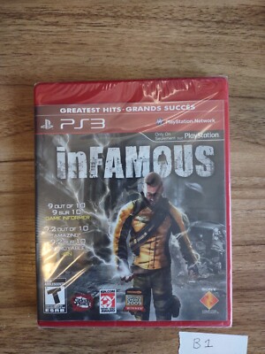 inFamous Ps3(Sony PlayStation 3, 2009) BRAND NEW FACTORY SEALED