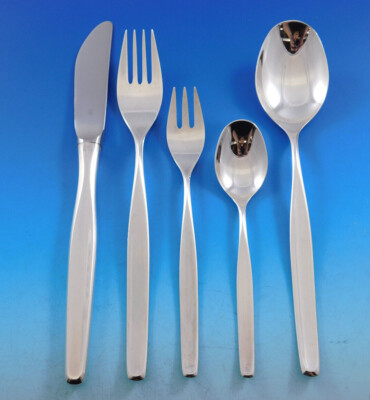 Hamburg by WMF German 800 Silver Flatware Service Set 63 pieces