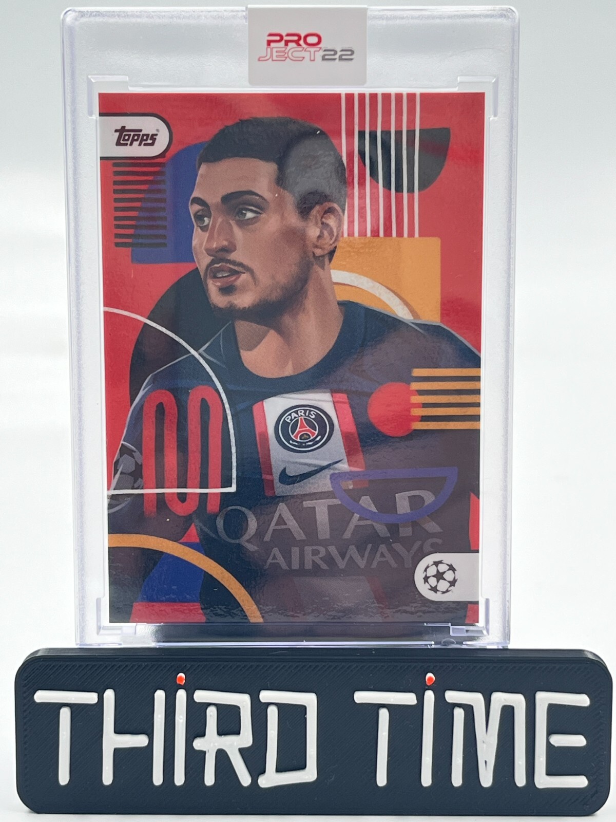 TOPPS Project 22 Marco Verratti Por Bo Feng Lin Paris Saint Germain 2022
