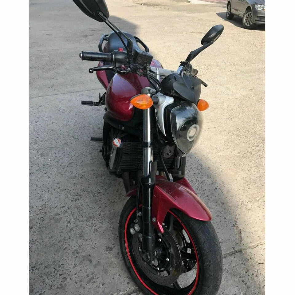 Juego de faros aptos para YAMAHA FZ6N 07-10 con soporte de espejo de bombilla cubierta de velocímetro Foto 2 de 4