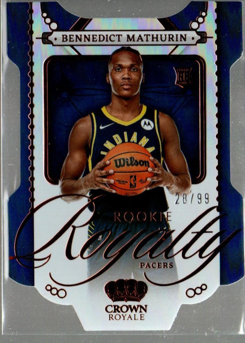 2022-23 Crown Royale Rookie Royalty #6 Bennedict Mathurin /99