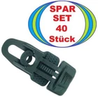40 Holdon ® universal MIDI clip black clamping eyelets clamping clamps clamping fixes tensioners