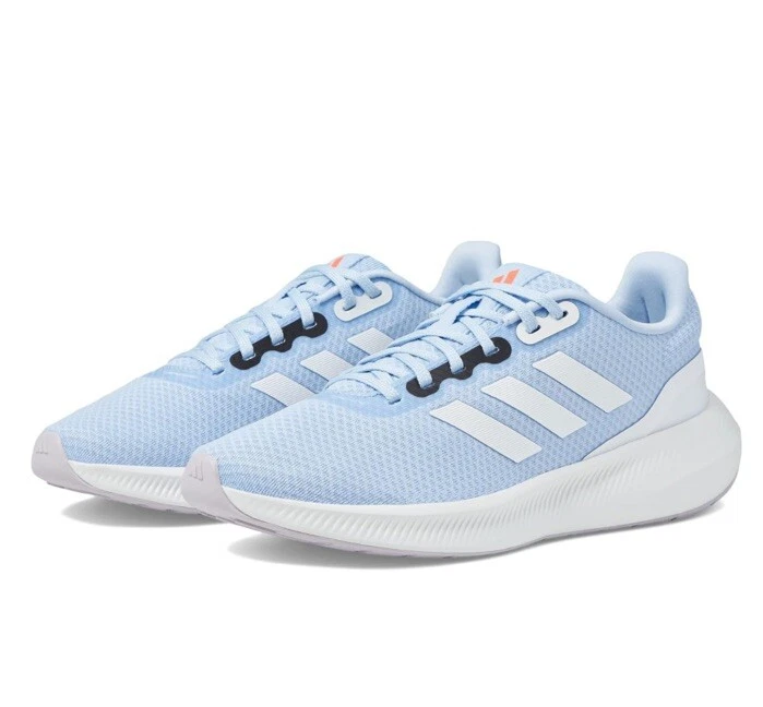 Adidas Runfalcon 3.0 blu chiaro corsa donna taglia 8 nuove con scatola