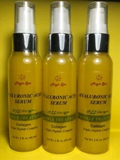 3*2oz. Hyaluronic Acid Collagen Matrixyl 3000, Wrinkle Filler Anti-aging Cream