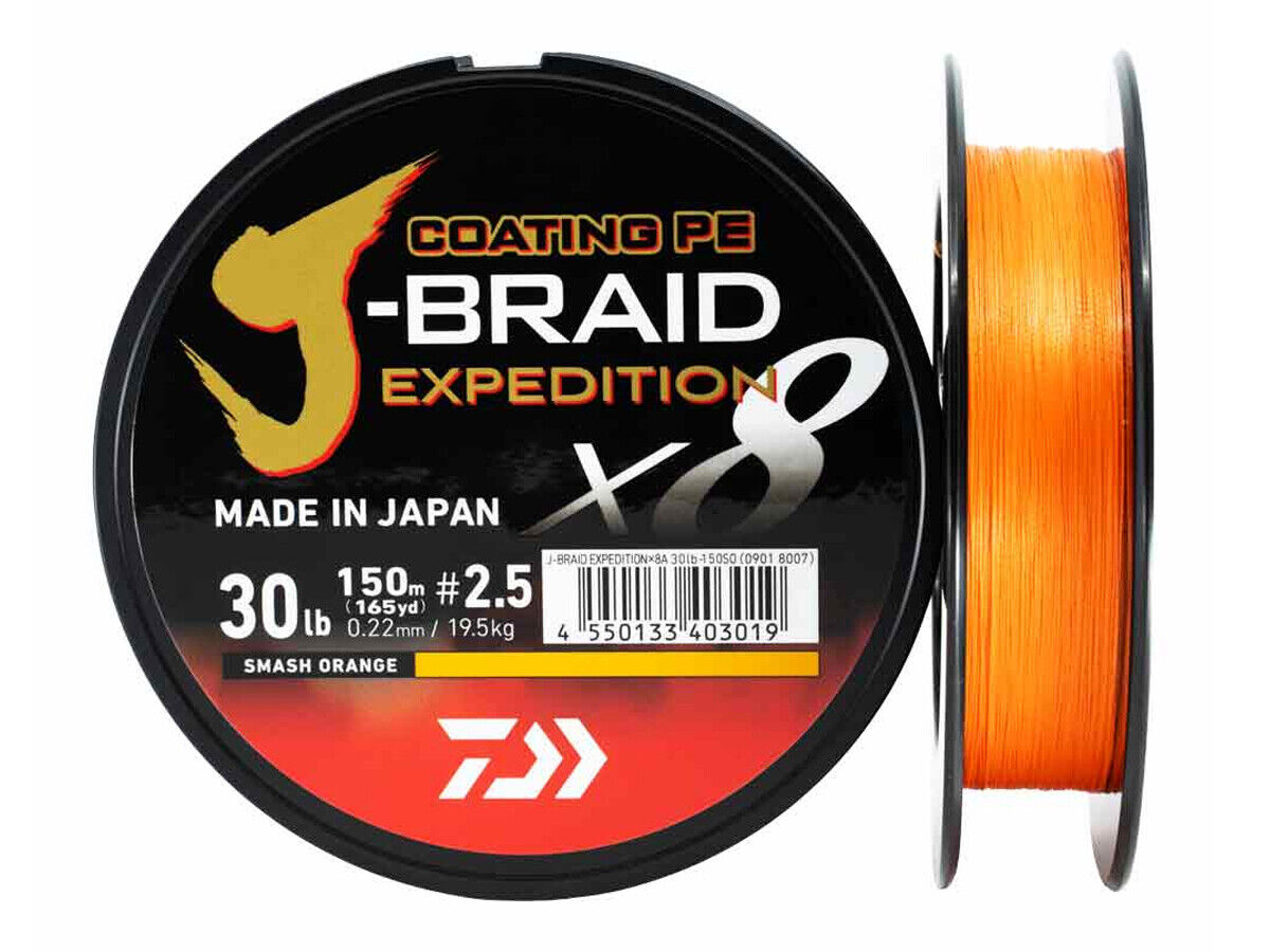 NEW Japan Braided Line Daiwa J-Braid Expedition x8E Smash NEW Japan Braided Line Daiwa J-Braid Expedition x8E Smash