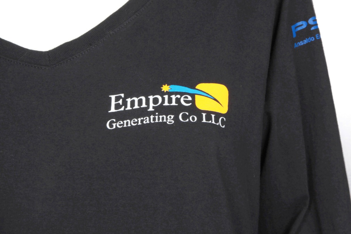 EMPIRE GENERATING Co Natural Gas Power Plant Oil Energy New York T-Shirt XL  -136