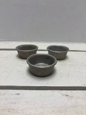 Set Of 3 Vintage Bon Chef 9017-N Aluminum Mini Ramekins