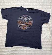 Harley Davidson Mens T-shirt 3XL  High Desert Boise Idaho Dark Gray Short Sleeve