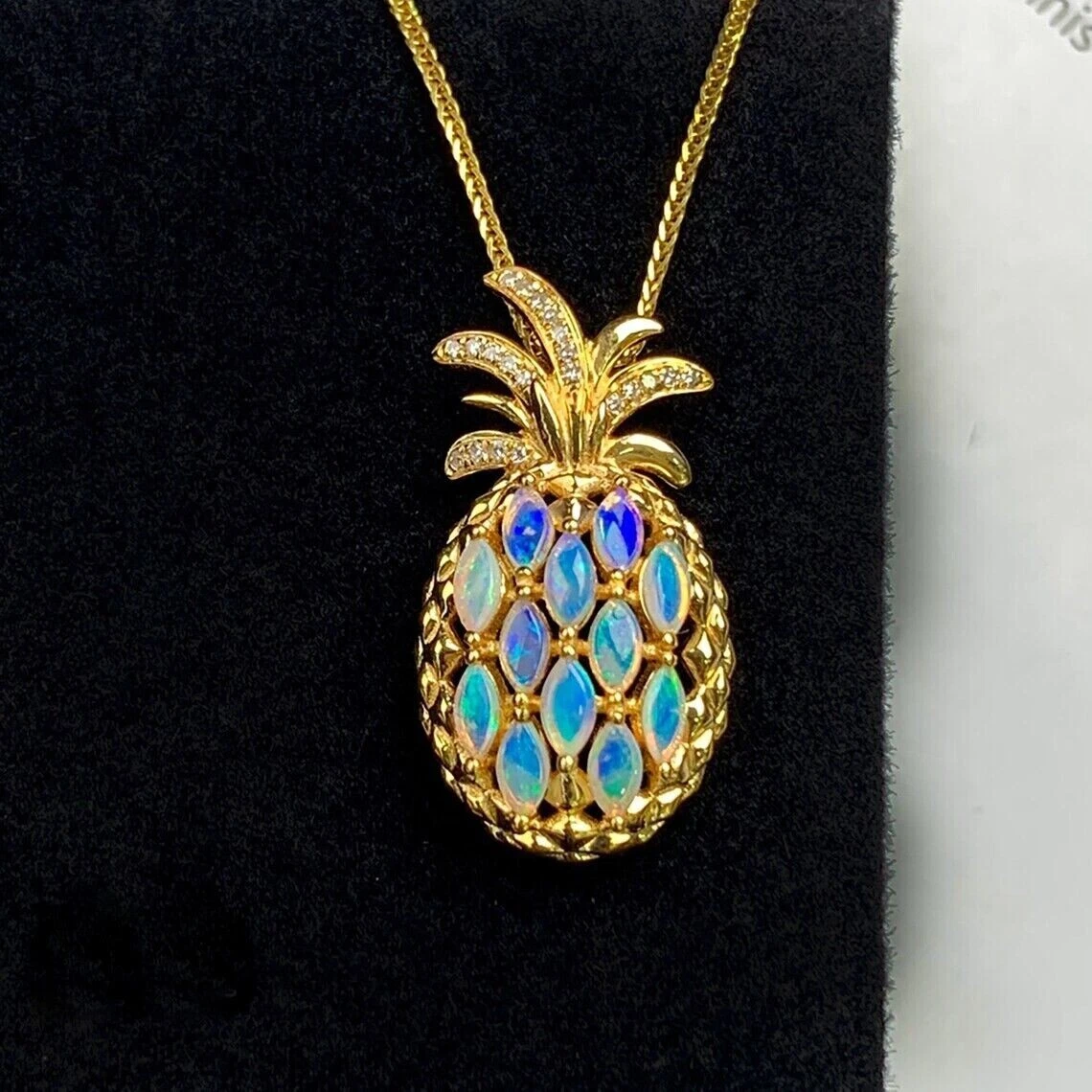 Opal outlet pineapple necklace