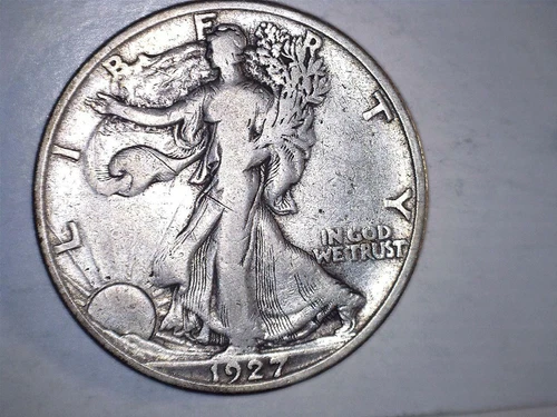 1927 S Walking Liberty Half Fine
