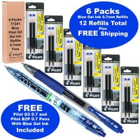 Pilot G2 Refills Blue Ink 0.7mm Fine 6 Packs Of Refills Plus 1 Pilot G2 07 Bl... on sale Pilot G2 Refills Blue Ink 0.7mm Fine 6 Packs Of Refills Plus 1 Pilot G2 07 Bl... on sale