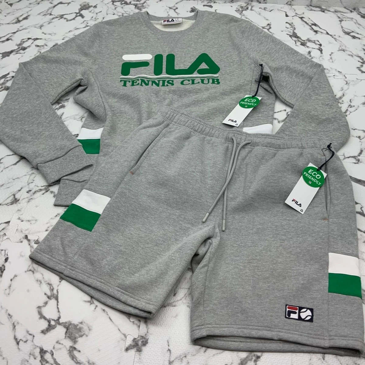 Fila hotsell grey tracksuit