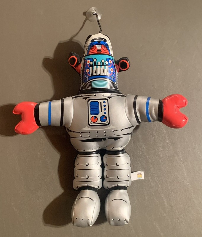 Rare 1993 Robby The Robot Window Cling Plush Doll