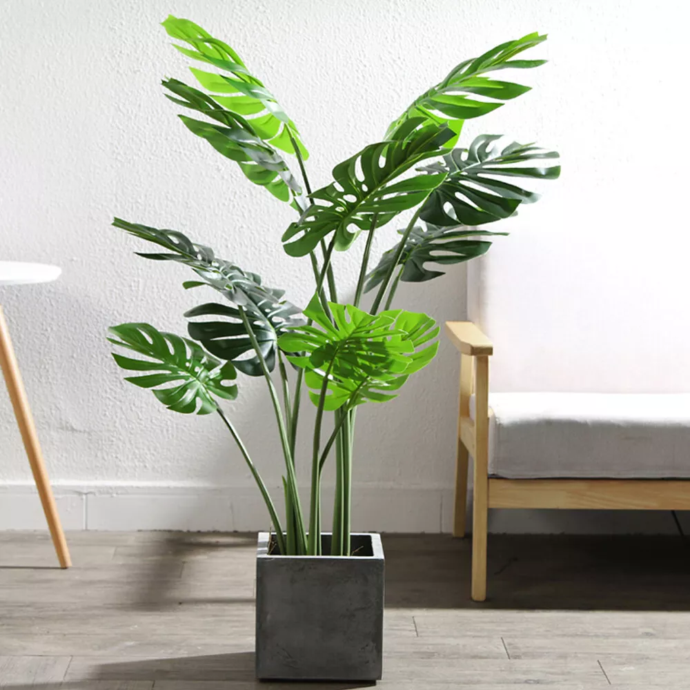 50cm Large Artificial Plants Office Home Garden Faux Plant Tree Indoor Decor NEW