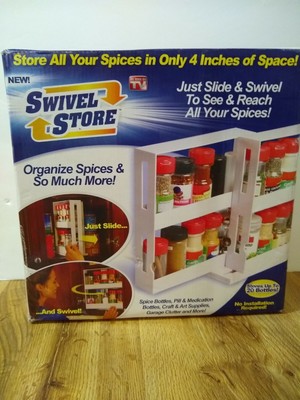 Swivel Store Spice Rack Organizer - As Seen On Tv (Pack Of 6) (740275006818)