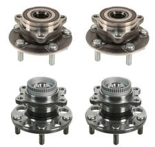 Moog Front Rear Wheel Bearing and Hub Assemblies Kit For Hyundai Elantra GT FWD
