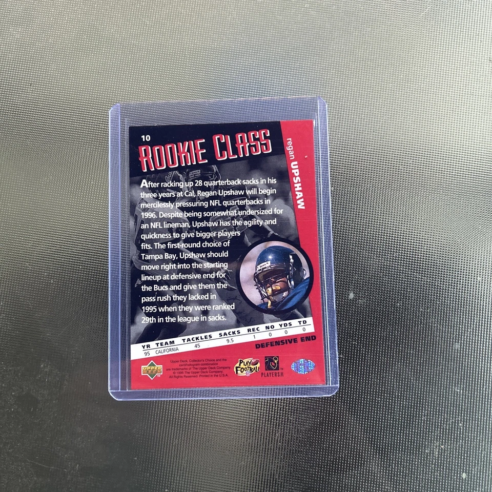 1996 Upper Deck Collector's Choice - Rookie Class #10 Regan Upshaw (RC) - Image 2 of 2