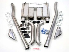Jba Fits 65-70 Ford Mustang 260-428 409ss Eleanor Style Dual Side Header Back Ex