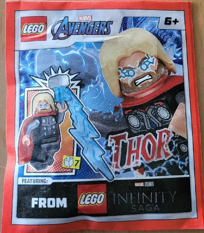 LEGO - Marvel Avengers - Thor - Papiertüte - 242403 sh0804 - Neu & Versiegelt - 2024